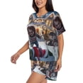 thumbnail image 2 of Lsque Chucky Women's Short-Sleeved Pajama Set - 2 Piece Soft and Lightweight Sleepwear Set-X-Large, 2 of 9