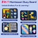thumbnail image 3 of Busy Board Book Qizfun Dinosaur Montessori, juguete de 1 a 4 años, 3 of 7