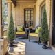 thumbnail image 3 of 3/4/5ft artificial cedar tree-home decor fake cypress potted imitation evergreen plants para indoor y outdoor front porch garden (4ft 1pcs), 3 of 5