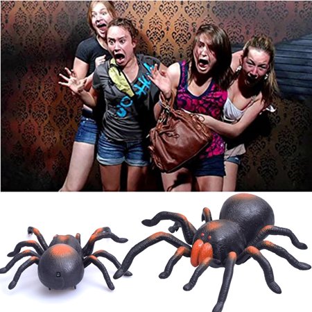 DZT1968High Simulation Animal Tarantula Spider Infrared Remote Control Kids Toy Gift