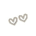 thumbnail image 1 of DPTALR Style Small Fresh Love Ear Studs Hollow Diamond Sweet Sweet, 1 of 5