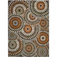 thumbnail image 2 of SAFAVIEH Veranda Petra Geometric Indoor/Outdoor Area Rug, 8' x 11'2", Chocolate/Terracotta, 2 of 7