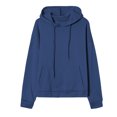 thumbnail image 4 of Yuyuzo Womens Oversized Hoodies Fleece Lined Casual Fall Sweatshirts Solid Color Drawstring Pullover Tops, 4 of 5