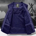 thumbnail image 6 of BRGZLK Men's Tank Tops Casual Loose Lightweight Outdoor Work Multifunctional Zipper Volunteer Outdoor Emergency with Multi Pockets, 6 of 7