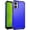 Blue, variant on PT for Cricket Icon 2026 (Regular Version) / AT&T Propel 3 5G U656AA Lined Tough Hybrid Phone Case Cover - Gray