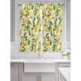 thumbnail image 3 of Summer Beach Kitchen Curtain 84 Inch Length, Ocean Blue Star Shell Sea Waves Small Short Cafe Tiers Curtains Drape, 2 Panel Coastal Beachy Window Treatment Rod Pocket Drapery Panels Curtains 52x84, 3 of 6