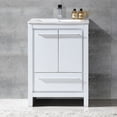 thumbnail image 4 of Fresca Allier Rio 24" Ash Gray Modern Bathroom Cabinet w/ Sink, 4 of 7