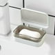 thumbnail image 5 of Jabonera con tapa para lavabo, de plástico con doble drenaje, moderna y fácil de transportar, plegable y ligera, ideal para la cocina.,Wsvlmg, 5 of 7