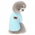thumbnail image 4 of Naturalour Cute Winter Small Dog Sweaters Puppy Clothes, Soft Warm Dog Pajamas Coats, 4 of 6