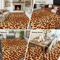 thumbnail image 5 of 6x9 Area Rugs for Living Room, Leopard Texture Print Non Slip Area Rugs for Kitchen Bedroom Entryway, Orange Yellow Retro Farmhouse Washable Carpet Runner Rug Floor Mats for Bedroom Home Decor, 5 of 8