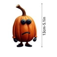 thumbnail image 3 of LSLJS Halloween Decorations Pumpkin Ornaments Fall Decorations for Home Thanksgiving Cute Pumpkin with Face Statue Pumpkin Decorations for Party Outdoor Courtyard Gifts for Halloween, 3 of 5