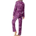 thumbnail image 4 of Enjoytime Women Pajama Sets Oversized Long Sleeve Pjs Button Down Lounge Wear Spring Fall Soft 2 Piece Lounge Sets with Pants Sleepwear, 4 of 5