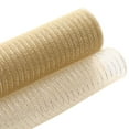 thumbnail image 1 of 26cm 10 Yards Gold Sliver Christmas Flower Wreath Mesh DIY  Tree Ribbon Wedding Christmas Decoration Gift Wrapping Ribbon, 1 of 15