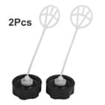 thumbnail image 1 of 2 Pcs Black Plastic Fuel Tank Cap for Various Hedge Trimmer Brush Cutter, 1 of 9