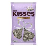 HERSHEY'S, KISSES Milk Chocolate Wedding Candy, Individually Wrapped, Gluten Free, 48 oz, Bulk Bag