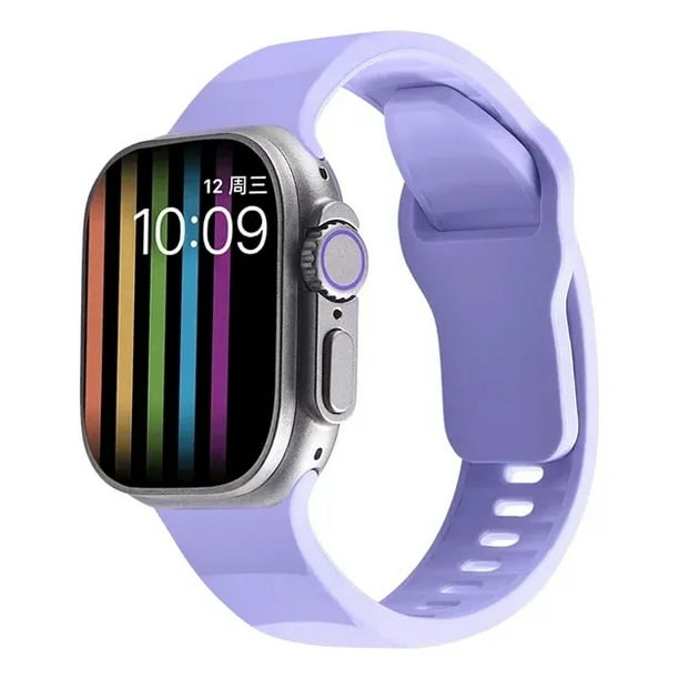 Correa Silicón Suave Sport Para Apple Watch Series Ultra, Se, 1, 2, 3, 4, 5, 6, 7, 8, 9, 10