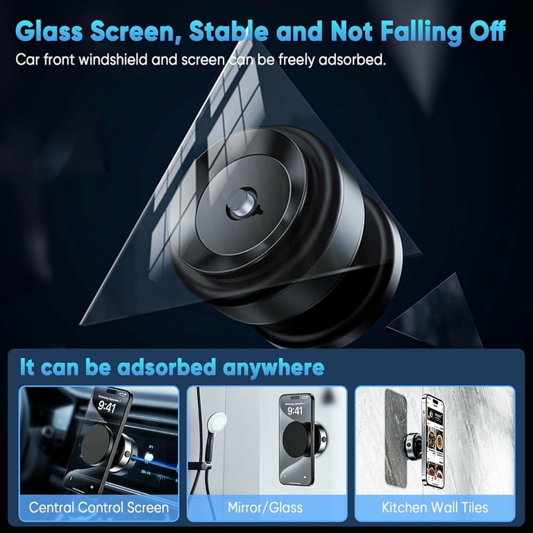 LISEN For MagSafe Car Mount Dashboard, Magnetic Phone Holder For Car, Compatible With IPhone 15, 14, 13, 12 Pro Plus Max Mini