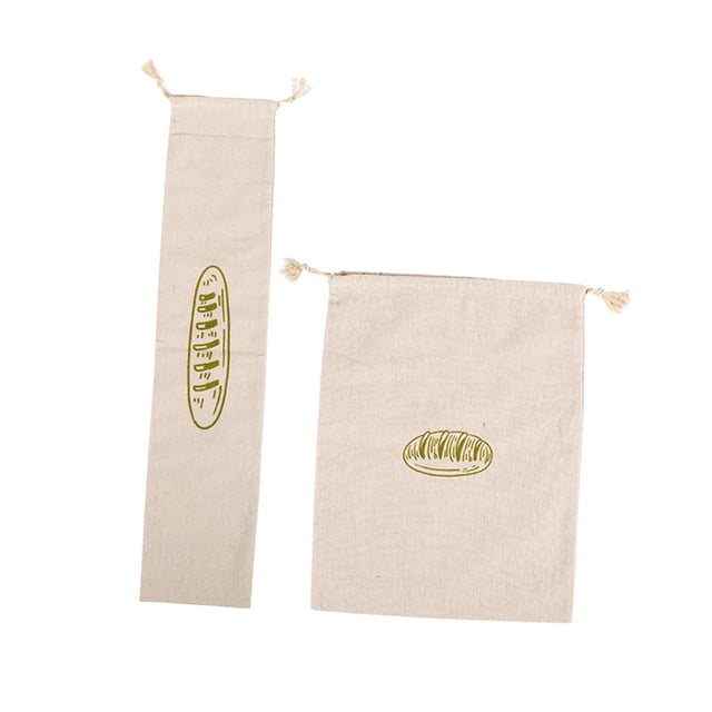 Bolsas de pan con cordón, resistentes, de gran capacidad, ligeras, para regalo y refrigerios. H y erecto verde