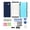 Blue, variant on NFTIGB Back Glass Cover Replacement Kit for Samsung Galaxy Note 8 Blue Front Outer Screen Repair Tools Set Includes Suction Cup Screwdrivers and Blades Full Assembly Set