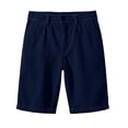 thumbnail image 6 of WQNVRNR Men's Corduroy Shorts- Button Casual Pockets Summer Sports Shorts Navy Size M, 6 of 6