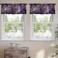 thumbnail image 2 of LALILO Kitchen Curtain Valance And Zodiac Signs Zodiac Couple Rod Pocket Window Curtain 52"x 18" Set of 2, 2 of 7