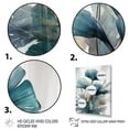 thumbnail image 3 of Designart "Tropical Palm Leaves Ginkgo II" Floral Leaves Canvas Art Print, 3 of 5