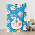 thumbnail image 1 of Doraemon Mantas De Franela Suaves Y Cómodas Manta De Cama Cálida Aire Acondicionado Oficina Siesta, 1 of 4