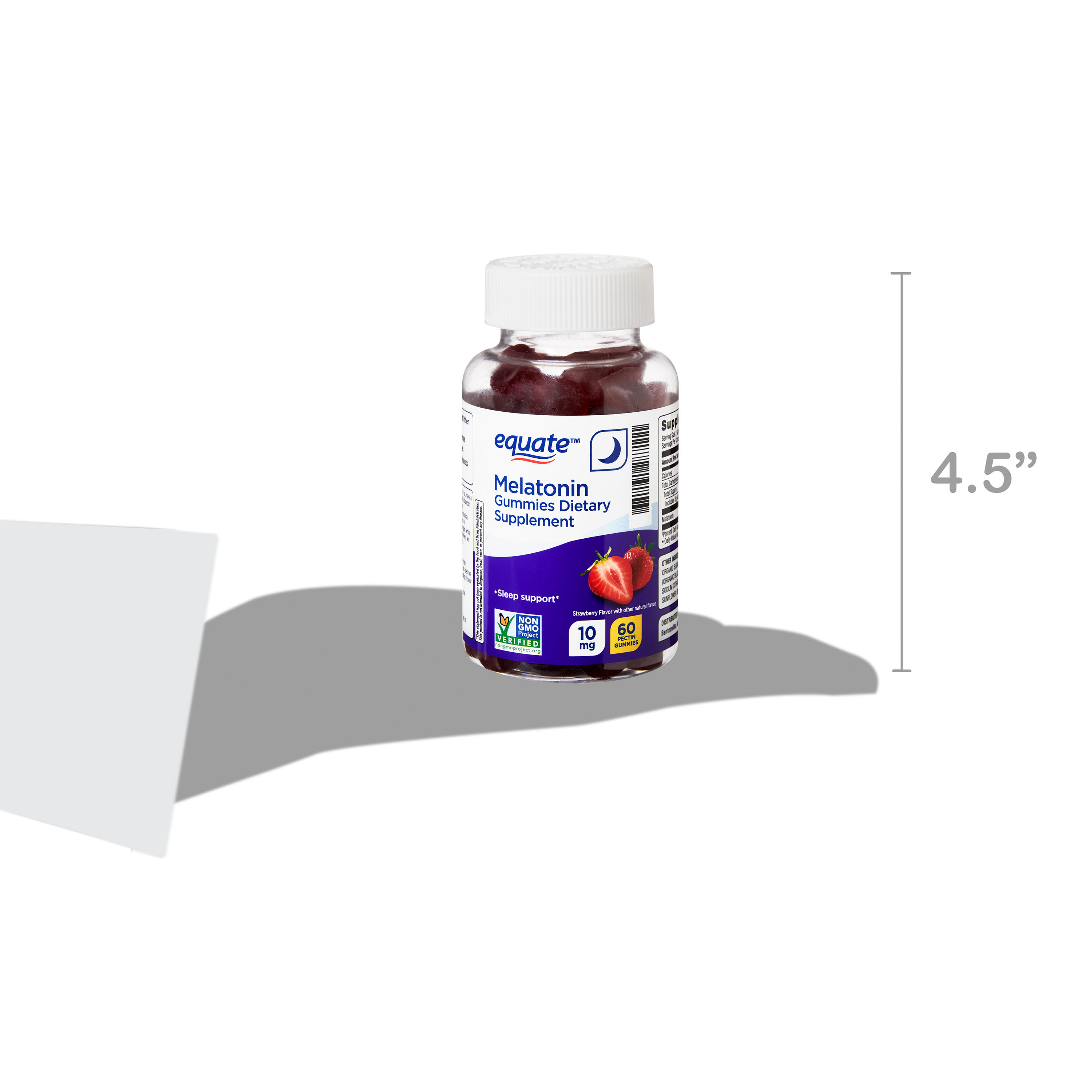 Equate Melatonin Dietary Supplement, Adult Gummies, 60 Count