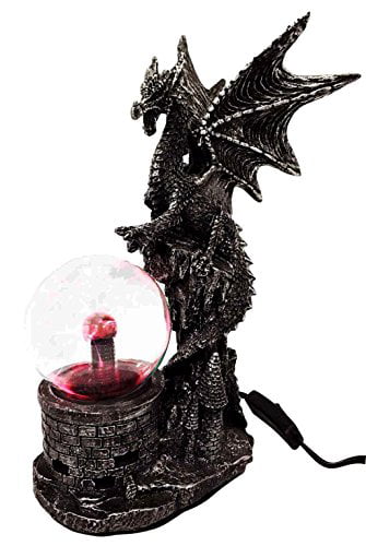 DRAGON'S KEEP    Dragon on Castle  Statue   H8" 