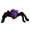 Purple, variant on Halloween Decorations Plush Spider - Funny Stuffed Toy for Home Decor, Party Favors, House Props, Small Gift, Spooky Fun,Orange