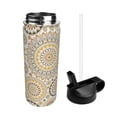 thumbnail image 2 of Sikiie Flowers and Leaves Print 18OZ Insulated Straw Cup, Portable Leak-proof Sports Water Bottle, Stainless Steel Water Cup Suitable for Home and Outdoor, 2 of 8
