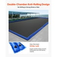 thumbnail image 3 of KFFKFF 12-Pack Pool Cover Water Bags, 10 Ft Double Chamber Tubes, 0.4mm Thick PVC with Leak-Resistant Screw Caps, Designed for Securing Inground Pool Covers During Winter, Blue, 3 of 9