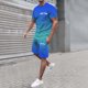 thumbnail image 2 of Playeras Estampadas Para Hombre, Camiseta Holgada Con Estampado De Letras De Ciudad Para Hombre, Conjunto De Ropa Deportiva De Verano, Ropa Deportiva Informal, 2 of 4
