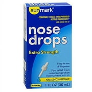 Sunmark Extra Strength Nose Drops, 1 Fl. Oz.