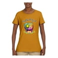 thumbnail image 2 of Wild Bobby, Colorful Softball Girl, Sports, Women Graphic Tee, Gold, Medium, 2 of 5