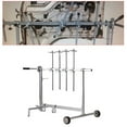 thumbnail image 2 of TBVECHI Auto Body Paint Stand Rack, Auto Body Parts Painting Rack Hood Panel Hook Hanger Holder Spray Paint Rack (4 Locking Positions), 2 of 4