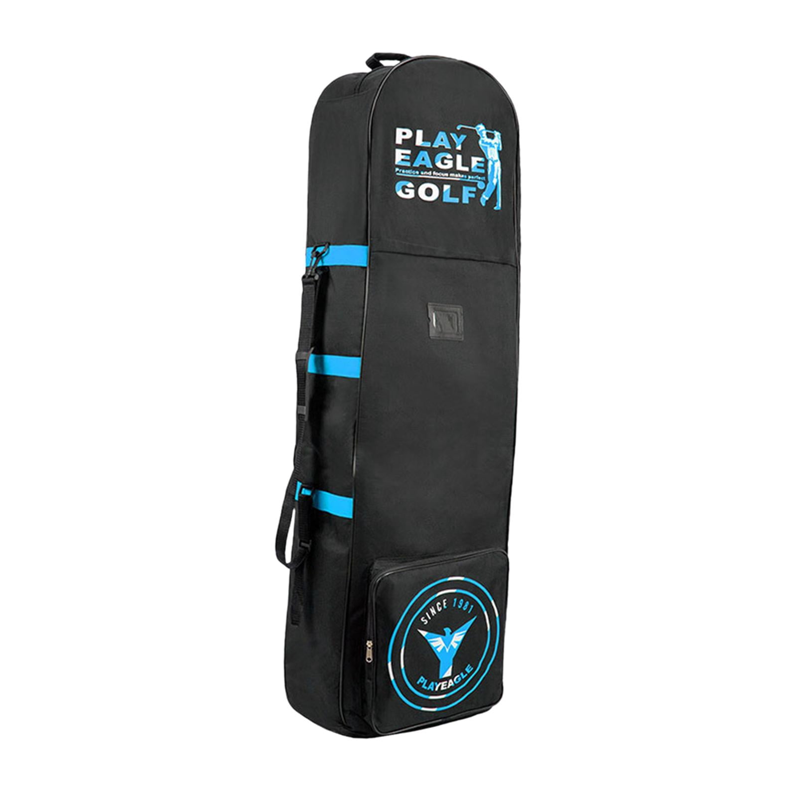 harayaa Airline Golf Travel Bag Golf Travel Cover Zipper Foldable Storage Bag Golf Clubs Blue