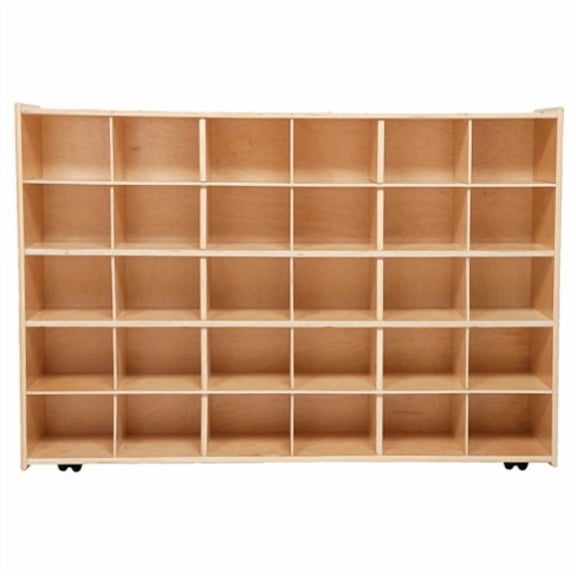 Symple Stuff Clarendon 30 Compartment Cubby with Casters
