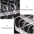 thumbnail image 4 of AURARMLET Empty Eyeshadow Palette Bulk Transparent PS Storage 1Pcs for Bathroom Vanity, 4 of 7