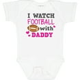 thumbnail image 3 of Inktastic I Watch Football with My Daddy Boys or Girls Baby Bodysuit, 3 of 5