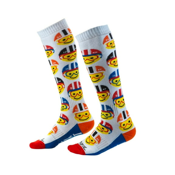 O'Neal 0356-764 Pro Mx Unisex-Child Motorcycle Socks Emoji (Multi, One Size)