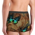 thumbnail image 5 of Disketp Vintage Butterfly Green Men'S Boxer Briefs,Soft And Breathable Cotton Underwear With Comfortflex Waistband, 5 of 9