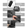 thumbnail image 3 of Tignapoo Portable Lightweight Foldable Bike Bag for 21-26 Inch Mountain & Road Bikes, Shoulder Strap & Storage Pouch Included, 600D+210D Oxford Cloth, Type A, 98x40x80cm, 3 of 5