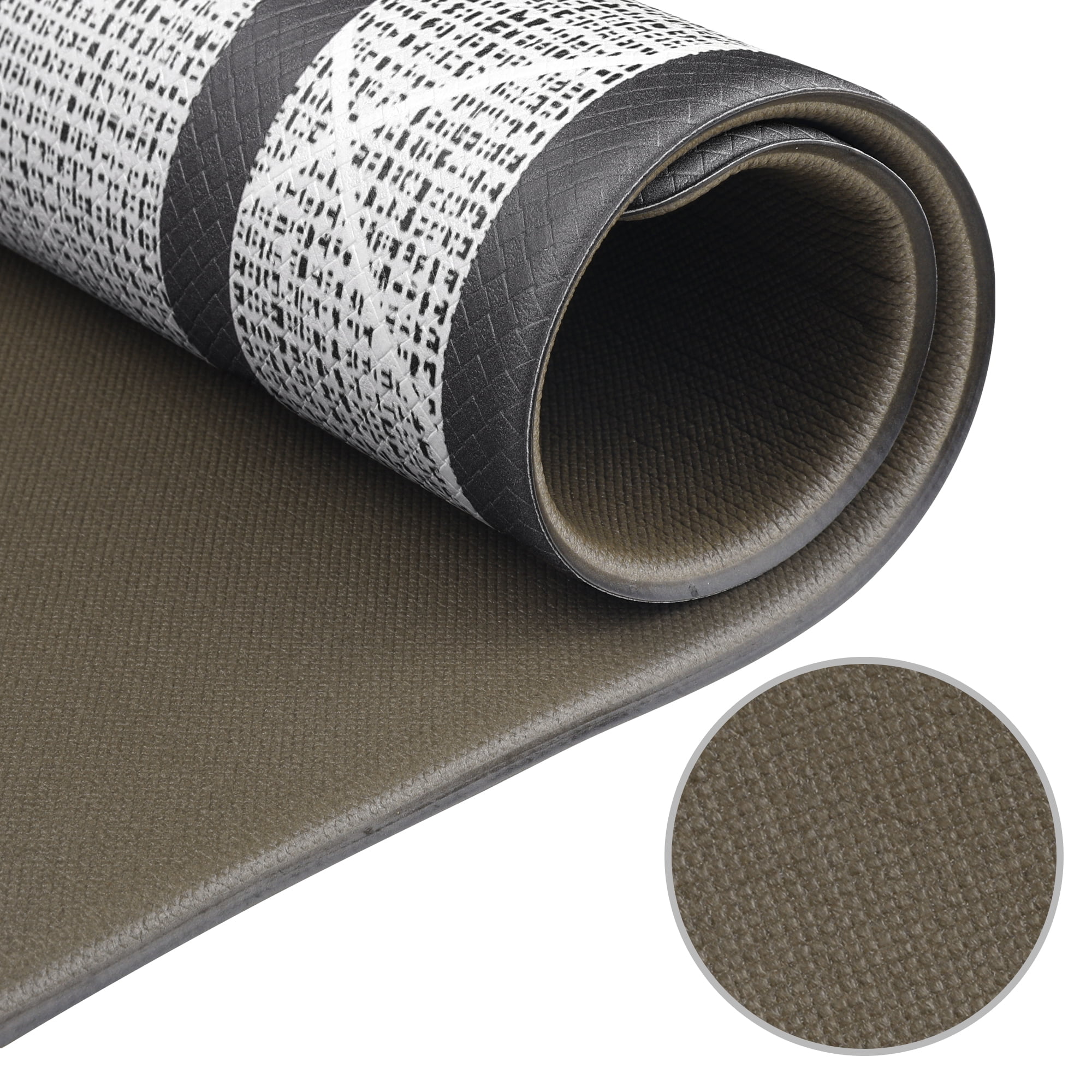 Unique Bargains Machine Washable Kitchen Rug Non-Slip Kitchen Runner Rugs Floor Mats Grey 18" x 48"