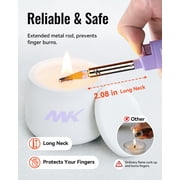 M-K Windproof Refillable Candle and BBQ Lighter Multipack (5PC)