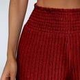 thumbnail image 4 of Diufon Womens Lounge Pants Casual Ribbed Knit Pajama Pant Elastic High Waist Wide Leg Loose Pants Fall Trousers, 4 of 8