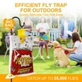 thumbnail image 5 of 12set Fly Trap, Outdoor Disposable Hanging Fly Traps Bag, Natural Baited Disposable Fly Catchers, 5 of 7