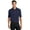 Navy, variant on Port Authority Pique Knit Polo with Pocket (K420P) Black, 2XL