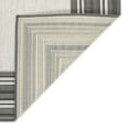 thumbnail image 5 of Transocean CRE69842597 Liora Manne Carmel Multi Border Indoor & Outdoor Rug, Grey - 6 ft. 6 in. x 9 ft. 4 in., 5 of 7