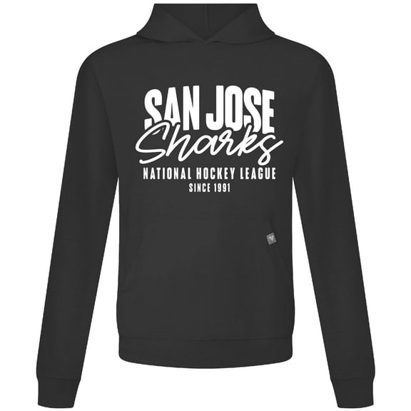 Men's Levelwear  Black San Jose Sharks Relay Response Pullover Hoodie